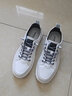 意尔康男鞋秋冬新款百搭鞋子男休闲鞋运动舒适板鞋男士一脚蹬皮鞋小白鞋 米白E53304326 建议拍大一码 40 运动鞋尺码 实拍图