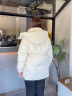 波司登羽绒服女款连帽防风收腰显瘦短款冬保暖外套B40145206 175/96A 实拍图