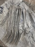 HHFA 不锈钢水果叉子套装创意二指蛋糕叉甜品点心叉沙拉小叉子月饼叉 扇尾款小号叉-6支 实拍图