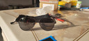 亨亚晟男士偏光太阳镜新款黑色墨镜女潮个性蛤蟆镜司机开车驾驶眼镜 枪框黑灰片-高清偏光+眼镜袋+布 实拍图