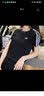 阿迪达斯（adidas）T恤女装 2026夏季新款运动服纯棉透气时尚潮流休闲舒适圆领短袖女 白色/修身/束腰/建议拍大一码 M 实拍图