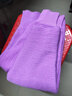 欧妤针织衫女薄款一字肩蝙蝠袖春秋装新款韩版宽松套头漏锁骨上衣女装 紫色 XXL 建议120-140斤 实拍图