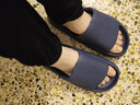 京寻开学季凉拖鞋女厚底夏季男家用浴室洗澡情侣家居拖鞋夏季外穿 静谧蓝40-41码 实拍图