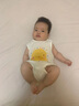 柠檬爬爬0-3-6月新生婴儿衣服宝宝三角纯棉薄款背心包屁衣可爱爬服夏款 太阳 59cm 实拍图