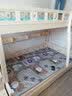 金柏栎 实木床 上下铺 小孩床 实木双人高低床母子床组合 双层床上下床 双梯款+书架+抽屉+床垫长2.4米 上100下120长200 实拍图