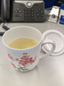 红官窑国礼陶瓷泡茶杯套装釉下彩带盖办公室会议杯伴手礼物定制水杯刻字 梅竹同春 450ml 1只 实拍图