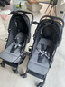 babynest双胞胎婴儿推车可坐可躺可拆分轻便折叠高景观新生儿童双人0-3岁 [酷炫黑+睡篮]*2[四代] 实拍图