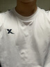 特步（XTEP）短袖t恤衫男女夏季吸湿排汗圆领半袖透气宽松休闲百搭潮流短袖 0204珍珠白-男 M 实拍图