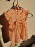 TTKA 婴儿裙子夏季公主裙套装0-1岁3薄款棉新生儿连衣裙子女童衣服 小樱桃连衣裙3件套装 80cm 实拍图