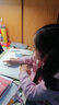 igrow爱果乐 小学生坐姿器写字姿势儿童纠正器学习书桌视力保护器写作业防低头支矫正器 海鲸(软硅胶) 桌面款 粉 实拍图