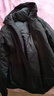 天石春秋3M新雪丽棉棉服男士外套短款连帽户外运动中间层薄夹克V160 黑色 连帽款 L （175/96A） 实拍图