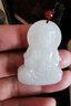 美脂润 和田玉观音吊坠男款 宝瓶观音玉坠玉观世音菩萨玉石挂件附证书 羊脂白款 约45*32mm 实拍图