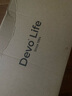 Devo Life的沃软木鞋男女同款休闲拖鞋半包懒人情侣勃肯鞋时尚外穿拖鞋3624 杏色疯马牛皮 39 （建议拍小一码） 实拍图