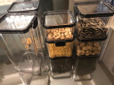 川岛屋密封罐食品级塑料透明茶叶坚果储物罐子五谷杂粮收纳盒家用 1300ml密封罐 实拍图