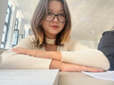 唐菓蜜针织连衣裙女2024秋冬新款女装温柔气质慵懒风针织开衫内搭套装裙 针织开衫+米白裙子 M 实拍图