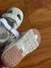 牧童童鞋宝宝包头凉鞋夏季软底男童学步鞋婴幼儿机能鞋女 奶油米 23  实拍图