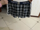 狮奇诺男士内裤宽松男平角裤棉质舒适透气阿罗裤潮流四角短裤头大码裤衩 深蓝+咖色+黑色 XXXL【推荐体重200斤以上】 实拍图