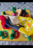 欣格婴儿玩具抽纸0-1岁婴儿撕不烂的纸巾盒抽抽乐6个月新生儿布书创意玩具宝宝拔萝卜可啃咬男孩女孩早教玩具六一儿童节礼物 实拍图