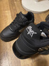 ON MAX范丞丞同款小帆船板鞋-黑色 厚底增高休闲鞋子潮流百搭男女秋冬 黑色 卡半码拍大一码 37 (235mm) 实拍图