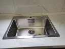 普乐美（primy） 厨房洗菜盆大单槽小水槽304不锈钢加厚淘菜盆家用台上台下盆 62.5*47cm宽边-标配款-不含龙头 实拍图
