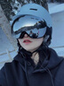 熊猫莎莎滑雪镜HX037-银片 护目镜男女卡近视镜成人滑雪双层防雾滑雪眼镜 实拍图