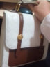 BLACKKISS包多功能小背包2025包包女英伦学院风剑桥双肩包可斜挎包旅行小包 米白色（高颜值+高品质） 带挂件 实拍图
