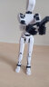 星迎幸运13多关节可动人偶3D打印dummy13百变人偶积木拼装玩具第四代 三代-黑白色【带4武器3手型】 实拍图