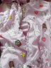 贝壳家族宝宝印花外套春装新款女童童装儿童外套上衣wt6806 紫色可爱兔 120cm 实拍图