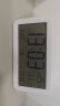 得力（deli）纽赛多功能电子闹钟 德国创意设计 超大屏显示学生专用智能温湿度计 白色NS882 实拍图