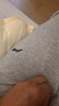 李宁（LI-NING）运动裤男春夏季休闲宽松舒适大码直筒裤子潮流透气百搭长裤卫裤 灰色-收口【棉质常规 舒适亲肤】 L /175 (130-145斤) 实拍图