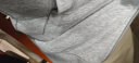 李宁卫衣男2023春秋新款灰色开衫连帽宽松慵懒风休闲情侣运动外套女 浅花灰色(连帽-口袋无拉链) L/175（建议130斤-150斤） 实拍图