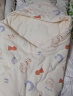 童泰秋冬0-3个月婴儿男女抱被TS34C435 黄色 80*80cm  实拍图