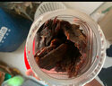 湖岭阿明牛排温州特产湖岭牛肉牛肉干手撕牛肉片大片桶装含桶500休闲零食小吃 大片桶装香辣黑色【湿】 实拍图