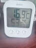 多利科Dretec日本家居电子室内温度计湿度计温湿度计高精度婴儿时间款白 实拍图