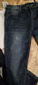 良布牛仔裤男春秋新款青年低腰休闲弹力小脚韩版修身牛仔裤子 8520蓝色 常规 32（140斤左右） 实拍图