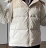 BOSIDENG春秋女短款ANNAKIKI联名羽绒服外套B30143550 燕麦拿铁9X53 165/88A 实拍图