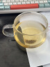 忆壶茶（YIHUTEA） 茶具茶杯玻璃杯 办公室水杯子男女带盖过滤喝茶杯茶水分离杯带把手泡绿茶红茶杯 圆趣杯 350ml 实拍图