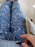 木吻纯棉花手工棉裤女加厚高腰保暖裤中老妈年妈人宽松休闲外穿冬装 蓝碎花 4XL身高155~173CM 140~160斤 实拍图