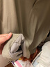 MUJI女式 凉感珠地网眼POLO衫 休闲百搭 纯色 BBE91C3S 摩卡棕 L-XL 实拍图