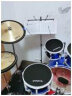 迈斯MES架子鼓成人5鼓4镲儿童初学者入门爵士鼓Q7专业演奏 5鼓 2镲 蓝色 Q7架子鼓+大礼包 实拍图