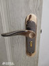 应易达 室内门锁欧式静音门锁一把三件套装门锁把手防盗卧室房门锁木门锁 85135一把+3个合页+1个门吸 35-45MM 实拍图