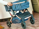 逗逗熊婴儿推车高景观减震手推车宝宝可坐可平躺婴儿双向折叠儿童手推车 奢华-亚卡【四轮橡胶买一送八】 实拍图