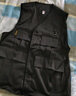 牵魅工装马甲男春夏季美式复古多口袋工装马甲潮男运动机能无袖背心机能多口袋马甲外套 黑色 XL 实拍图