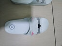 惠夫人儿童拖鞋女夏室内防滑家用男童女童凉拖鞋可爱卡通软底宝宝鞋夏季  小猫咪 白色 儿童34-35码（内长约230cm) 实拍图