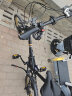 HITO 德国品牌 16寸铝合金折叠自行车 超轻便携 变速男女成人学生单车 黑金色 晒单实拍图
