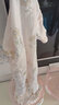 全棉时代纯棉新生婴儿连体衣服新款抗菌纱布宝宝春夏满月服和袍 花园物语粉【夏季款】 80cm （9-12个月） 实拍图