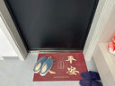 quatrefoil雪泥纱提花入户门地垫防滑 出入平安45*75cm 实拍图
