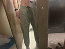 FEIYU LEE【两件装】秋冬款休闲裤男弹力宽松修身时尚哈伦百搭工装束脚 K06灰色+K06浅绿 31 [（2.4尺）体重120-130斤] 实拍图