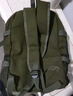 新款帆布大容量男士双肩包旅行背包时尚潮男中大学生书包 军绿色 实拍图
