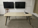 曲森（QUSEN） 办公会议桌长条椭圆形简约现代小型工作接待培训室4-8人桌椅组合 长2.0米宽1.1米高0.75米 实拍图